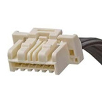 Molex 6 Way Male CLIK-Mate to 6 Way Male CLIK-Mate Wire to Board Cable, 50mm