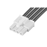 Molex 1 Way Female Mini-Fit Jr. to 1 Way Female Mini-Fit Jr. Wire to Board Cable, 300mm