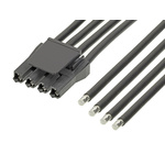 Molex 4 Way Female Super Sabre Unterminated Wire to Board Cable, 300mm