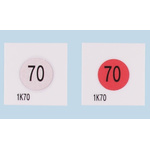 Asei Kougyou Temperature Sensitive Label, 70°C, 1 Level