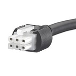 Molex 6 Way Female Mini-Fit Jr. to 6 Way Female Mini-Fit Jr. Wire to Board Cable, 2m