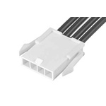 Molex 1 Way Female Mini-Fit Jr. to 1 Way Female Mini-Fit Jr. Wire to Board Cable, 300mm