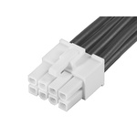 Molex 8 Way Female Mini-Fit Jr. Unterminated Wire to Board Cable, 300mm