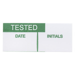 RS PRO Adhesive Pre-Printed Adhesive Label-Tested-. Quantity: 140