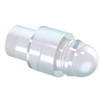 1265.1002 MENTOR, Rear Panel Mount LED Light Pipe, Clear Dome Lens