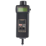 RS PRO Tachometer, Best Accuracy ±0.05 % , With RS Cal Contact, Optical LCD 19999 (Contact Tachometer) rpm, 99999