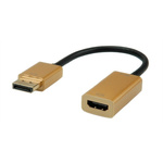 Roline AV Adapter, Male DisplayPort to Female HDMI