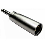 RS PRO AV Adapter, Male 6.35 mm Stereo to Male XLR