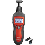 RS PRO Tachometer, Best Accuracy ±0.05% + 1 digit Contact, Non Contact LCD