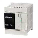 Mitsubishi FX3S Series PLC CPU for Use with FX3 Series, Transistor (Source) Output, 12 (Sink/Source)-Input, Sink,