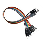 4110, 200mm Jumper Wire Breadboard Jumper Wire in Black, Blue, Red, White, Yellow