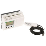 Schneider Electric Zelio Logic 2 Series PLC CPU for Use with Zelio 2, Relay Output, 16 (Digital)-Input, Analogue,