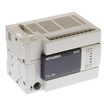 Mitsubishi FX3U Series Logic Module, 24 V dc Supply, Relay Output, 8-Input, Sink, Source Input