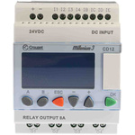 Crouzet Millenium 3 Series Logic Module, 24 V dc Supply, Relay Output, 8-Input, Analogue, Digital Input
