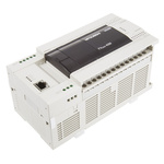 Mitsubishi FX3GE Series PLC CPU for Use with FX3 Series, Relay Output, 24-Input, DC Input