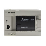 Mitsubishi FX3GE Series PLC CPU for Use with FX3 Series, Relay Output, 14-Input, DC Input