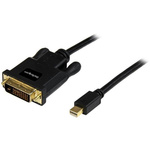 Startech Mini DisplayPort to DVI Adapter, 1.8m Length - 1920 x 1200 Maximum Resolution