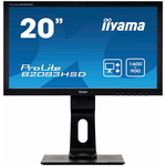 iiyama ProLite 20in LED Monitor, 1600 x 900pixels