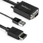 Startech 2 port HDMI to VGA Video Converter, 2m Length - 1920 x 1080 Maximum Resolution