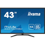 iiyama ProLite X4373UHSU-B1 43in LCD Computer Monitor, 3840 x 2160 Pixels