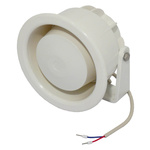 Visaton DK 133 4W White Horn Speaker, 500 → 4400 Hz, IP67
