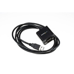 StarTech.com RS232 USB A Male to DB-9 Male Converter Cable