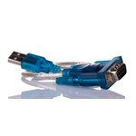 RS PRO RS232 USB A Male to DB-9 Male Converter Cable