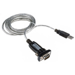 Roline Male to DB-9 Male USB Serial Cable Adapter