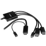 Startech DisplayPort, Mini DisplayPort to HDMI Adapter, 2m Length - 4K Maximum Resolution