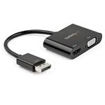 StarTech.com 2 port DisplayPort to HDMI, VGA Adapter, 200mm Length - 1920 x 1080, 3840 x 2160 Maximum Resolution