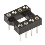ASSMANN WSW 2.54mm Pitch Vertical 8 Way, Through Hole Turned Pin Open Frame IC Dip Socket, 3A