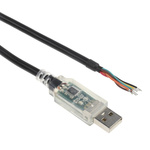 FTDI Chip RS232 USB A Male to Cable End Converter Cable