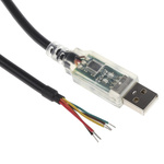 FTDI Chip RS232 USB A Female to Cable End Converter Cable