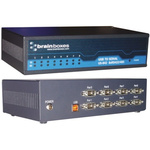Brainboxes RS422, RS485 USB B Female to DB-9 Male Interface Converter