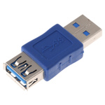 RS PRO USB A Male to USB A Female Adapter