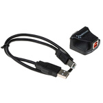Brainboxes RS232 USB B Female to DB-9 Male Interface Converter