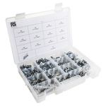 RS PRO 460 Piece Steel Cage Nuts Box