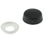 RS PRO 50 Piece Black Domed Cap & Cup Washer Kit 1507/MM6X25 BLEU