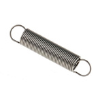 RS PRO Stainless Steel Extension Spring, 25mm x 5mm