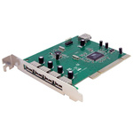StarTech.com 7 Port USB A PCI USB 2.0  Card
