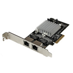 StarTech.com 2 Port PCIe RJ45 Network Card, 10/100/1000Mbit/s
