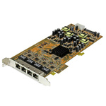 Startech 4 Port PCIe RJ45 Network Card, 10/100/1000Mbit/s