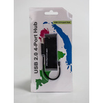 RS PRO 4 Port USB 2.0 USB A  Hub, USB Bus Powered, 81.9 x 24 x 15mm