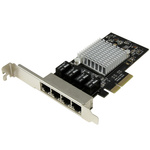 Startech 4 Port PCIe RJ45 Network Card, 10/100/1000Mbit/s