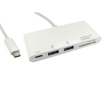 RS PRO 2 Port USB 3.0 USB C  Hub, USB Powered