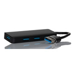 RS PRO 4 Port USB 3.0 USB A  Hub, USB Powered