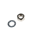 RS PRO Brass, Steel Nuts and Washers, M6