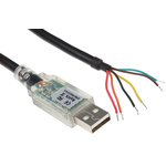 FTDI Chip RS232 USB A Male to Cable End Converter Cable