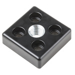 RS PRO 40 Base Plate, Connector Bracket & Joint, 8mm, M12, M5 Thread