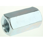 36mm Bright Zinc Plated Steel Coupling Nut, M12